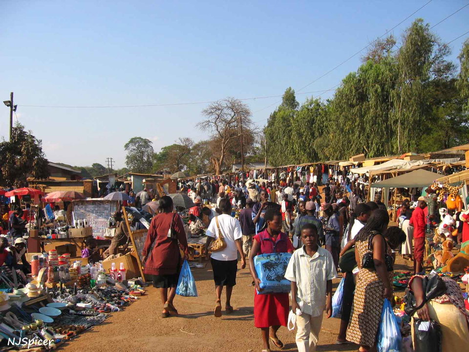 Tree-lined streets and markets of Lilongwe, Malawi's leafy capital city