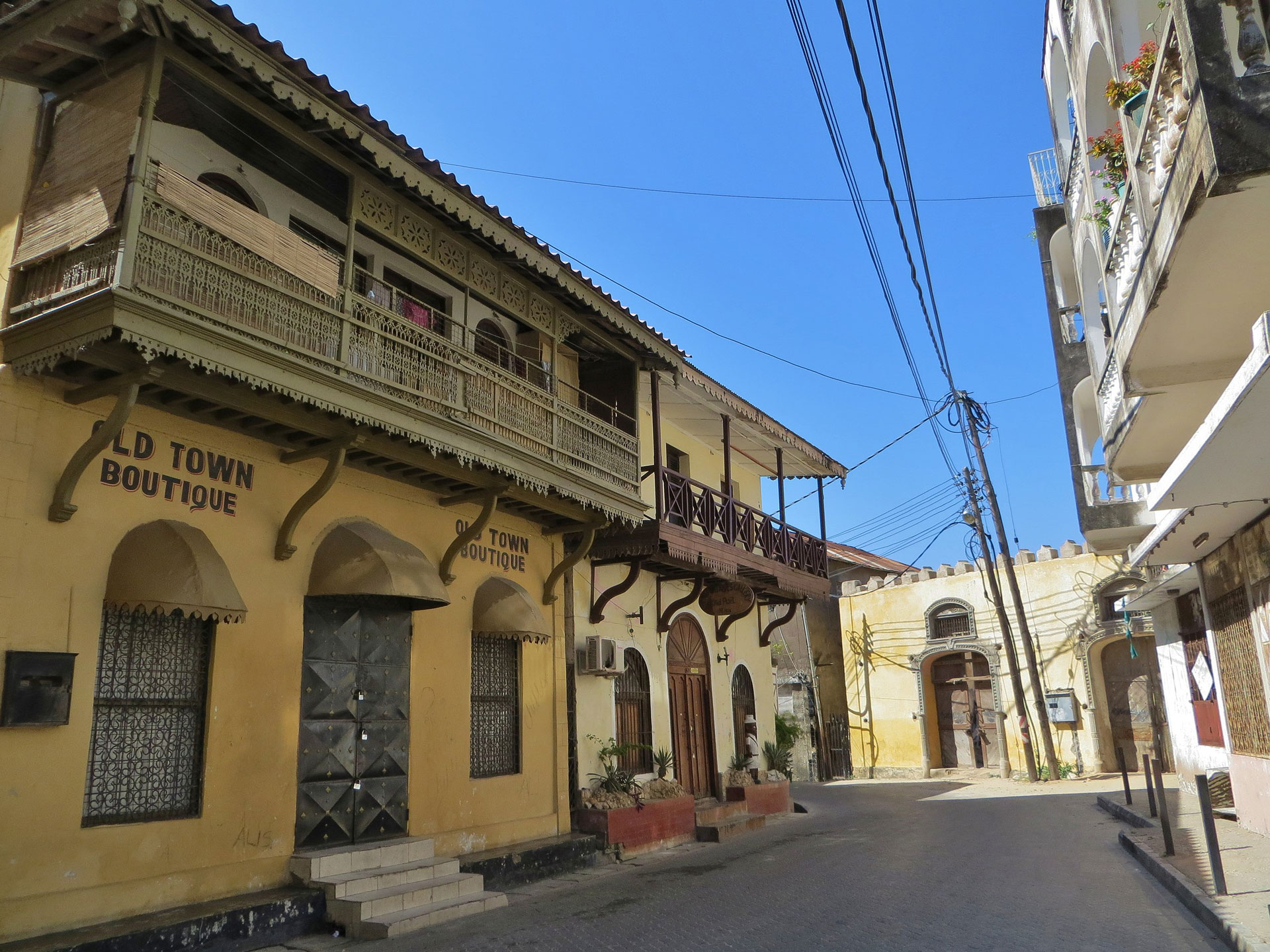 A street in Mombasa Old Town