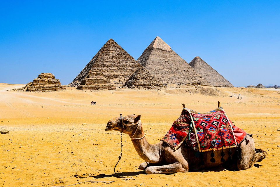 The great pyramids of Giza in Egypt. Photo by AXP Photography.
