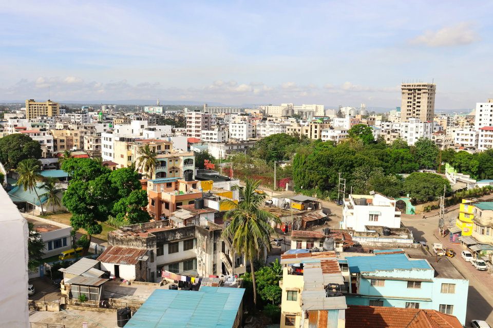 A view of a section of Mombasa from above. Phot by Victor Birai.