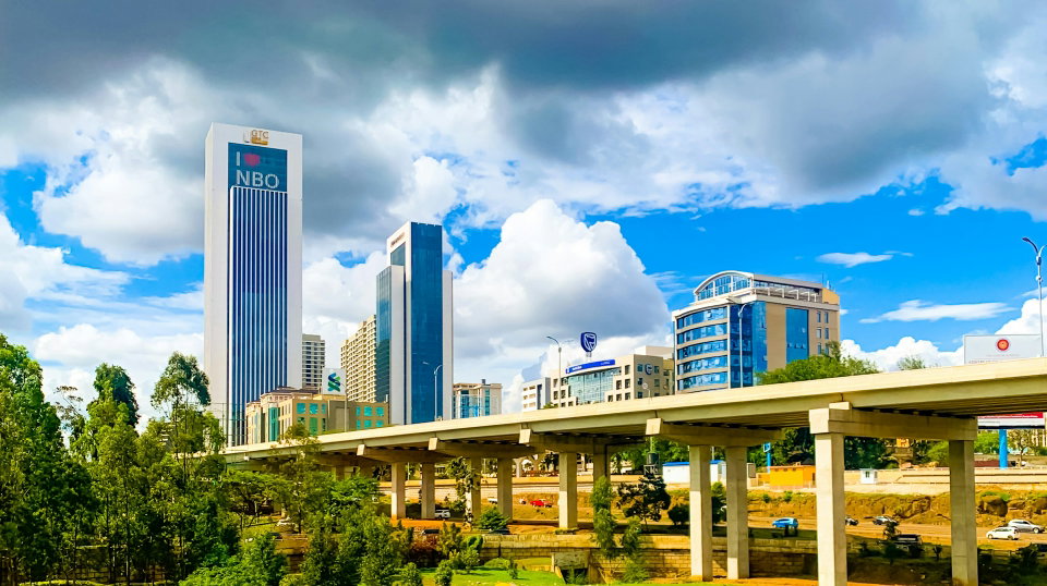 A view of Nairobi Expressway in Westlands. Photo by Wambui. 